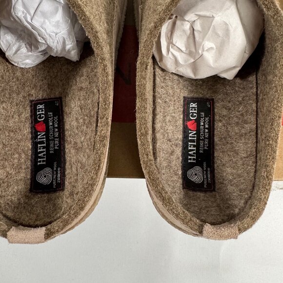 HAFLINGER Men's Blizzard Skane Clog EURO-40 US-9 EARTH - Picture 8 of 11